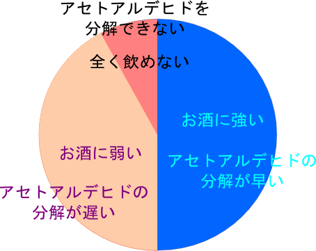 アセトアルデヒド脱水素酵素(ALDH)と日本人
